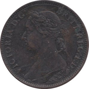 1881 FARTHING ( VF ) H - Farthing - Cambridgeshire Coins