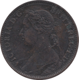 1881 FARTHING ( VF ) H - Farthing - Cambridgeshire Coins