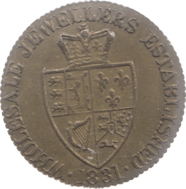 1881 FATTORINI JEWLERS TOKEN - Token - Cambridgeshire Coins