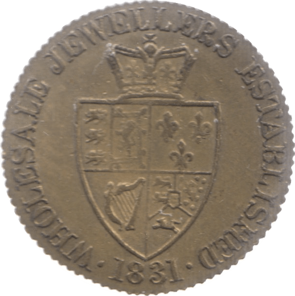 1881 FATTORINI JEWLERS TOKEN - Token - Cambridgeshire Coins