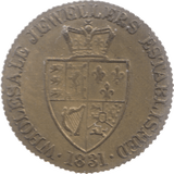 1881 FATTORINI JEWLERS TOKEN - Token - Cambridgeshire Coins