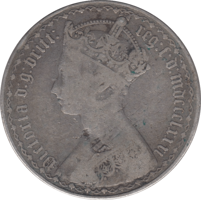 1881 FLORIN ( GF ) - Florin - Cambridgeshire Coins