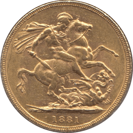 1881 GOLD SOVEREIGN ( EF ) SYDNEY MINT - Sovereign - Cambridgeshire Coins