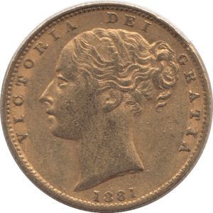 1881 GOLD SOVEREIGN SYDNEY ( EF ) - Sovereign - Cambridgeshire Coins