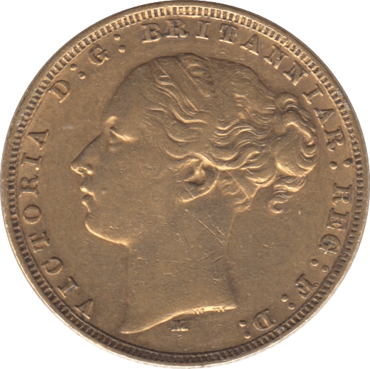 1881 GOLD SOVEREIGN ( VF ) MELBOURNE MINT - Sovereign - Cambridgeshire Coins