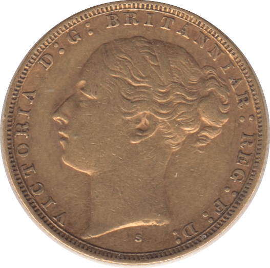 1881 GOLD SOVEREIGN ( VF ) SYDNEY MINT 2 - Sovereign - Cambridgeshire Coins