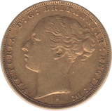 1881 GOLD SOVEREIGN ( VF ) SYDNEY MINT 2 - Sovereign - Cambridgeshire Coins