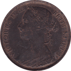 1881 H PENNY ( AUNC ) . - Penny - Cambridgeshire Coins