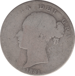 1881 HALFCROWN ( FAIR ) 2 - HALFCROWN - Cambridgeshire Coins