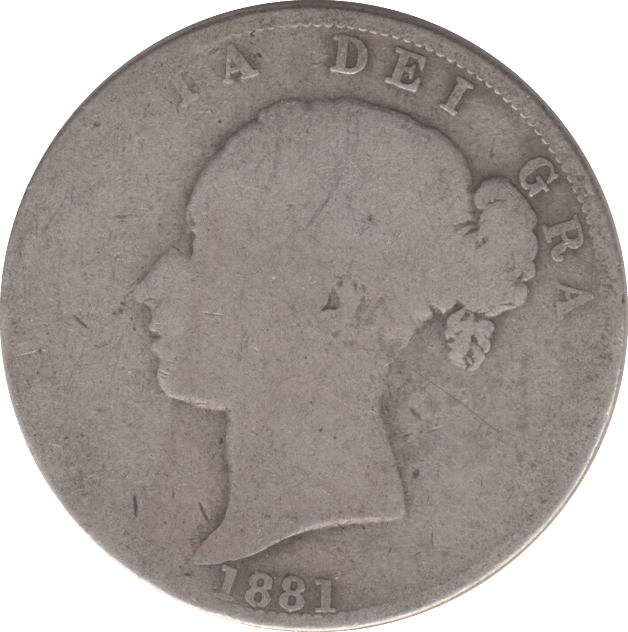 1881 HALFCROWN ( FAIR ) 2 - HALFCROWN - Cambridgeshire Coins
