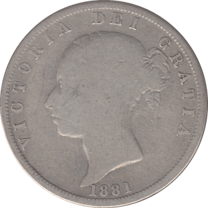 1881 HALFCROWN ( FAIR ) 4 - Halfcrown - Cambridgeshire Coins