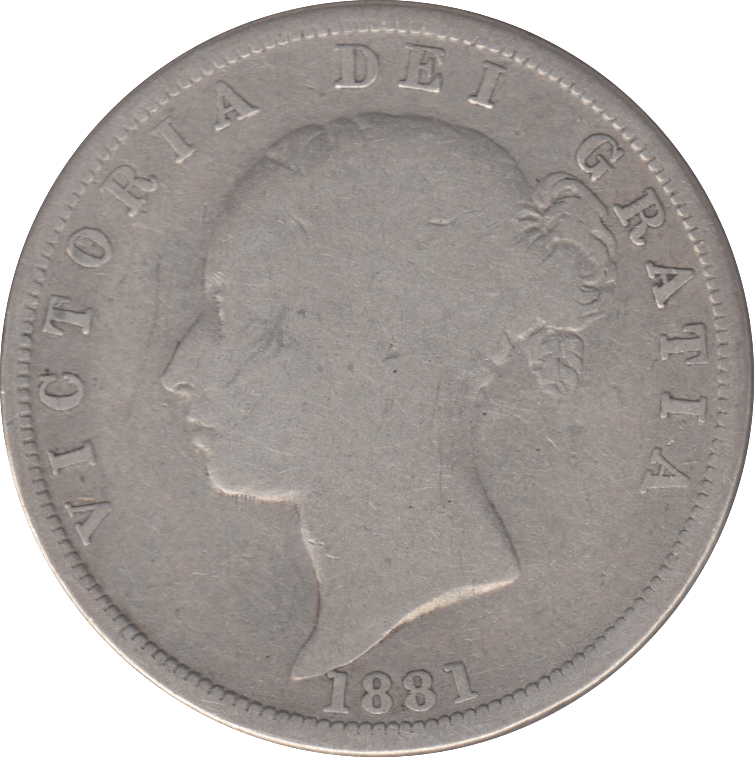 1881 HALFCROWN ( FAIR ) 4 - Halfcrown - Cambridgeshire Coins