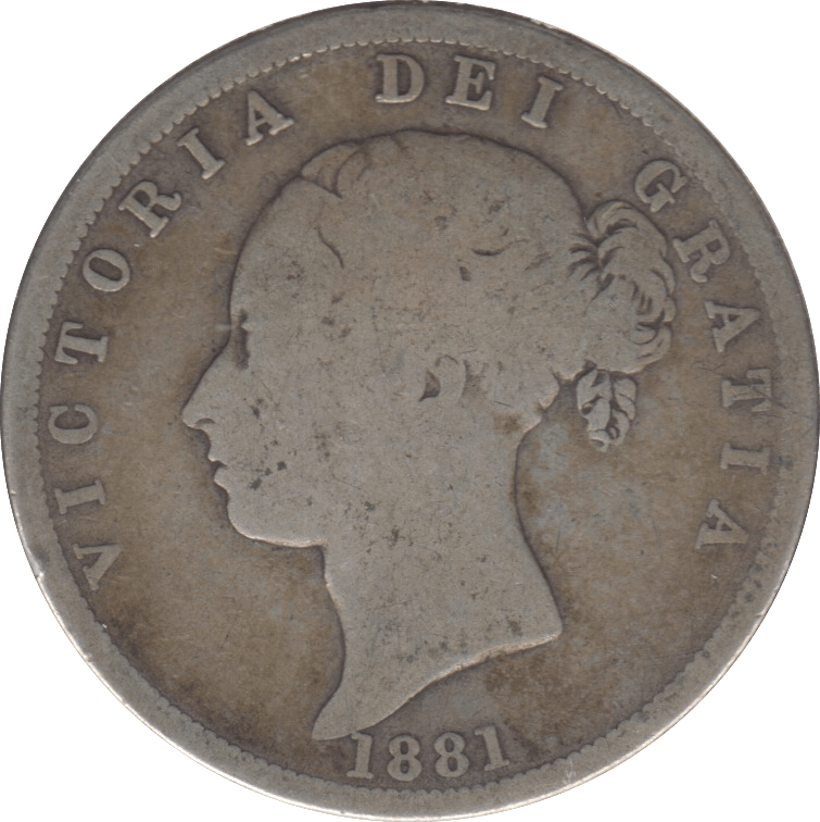 1881 HALFCROWN ( FAIR ) 5 - Halfcrown - Cambridgeshire Coins