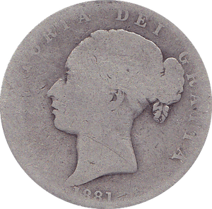 1881 HALFCROWN ( FAIR ) B - Halfcrown - Cambridgeshire Coins