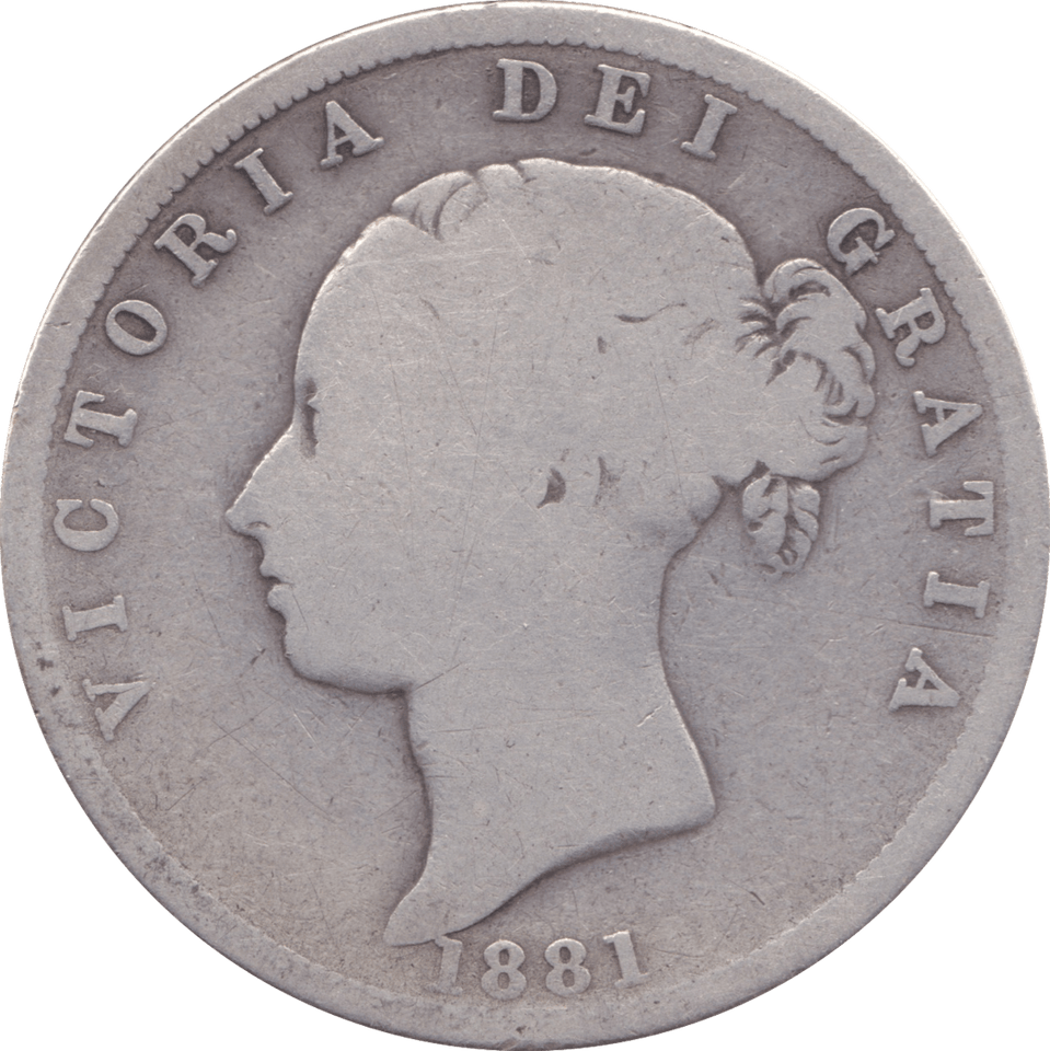 1881 HALFCROWN ( FAIR ) - Halfcrown - Cambridgeshire Coins