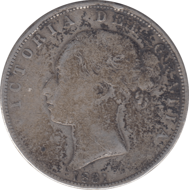 1881 HALFCROWN ( FINE ) 2 - Halfcrown - Cambridgeshire Coins