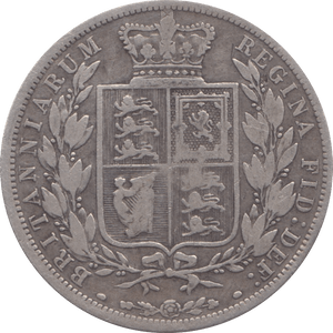 1881 HALFCROWN ( FINE ) - Halfcrown - Cambridgeshire Coins