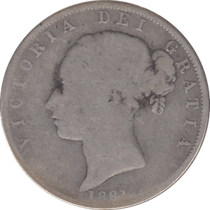 1881 HALFCROWN ( NF ) 4 - Halfcrown - Cambridgeshire Coins