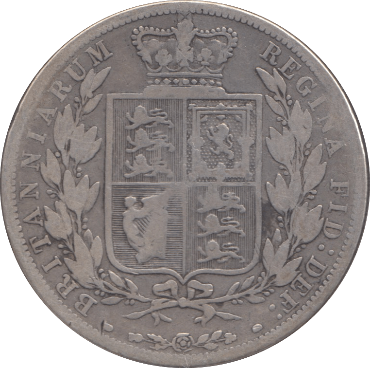 1881 HALFCROWN ( NF ) 4 - Halfcrown - Cambridgeshire Coins