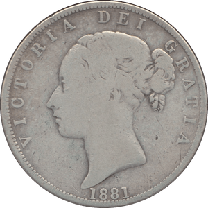 1881 HALFCROWN ( NF ) 6 - Halfcrown - Cambridgeshire Coins