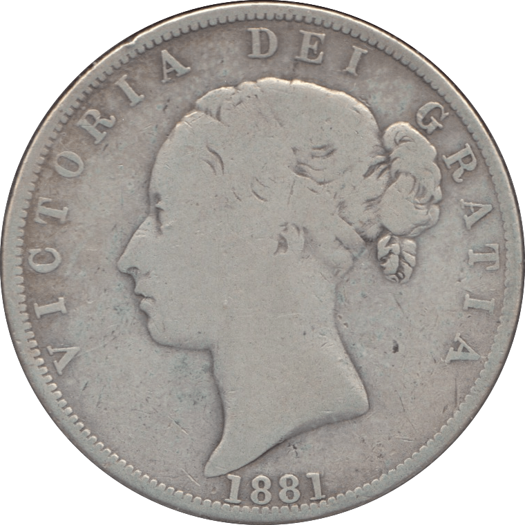 1881 HALFCROWN ( NF ) 6 - Halfcrown - Cambridgeshire Coins