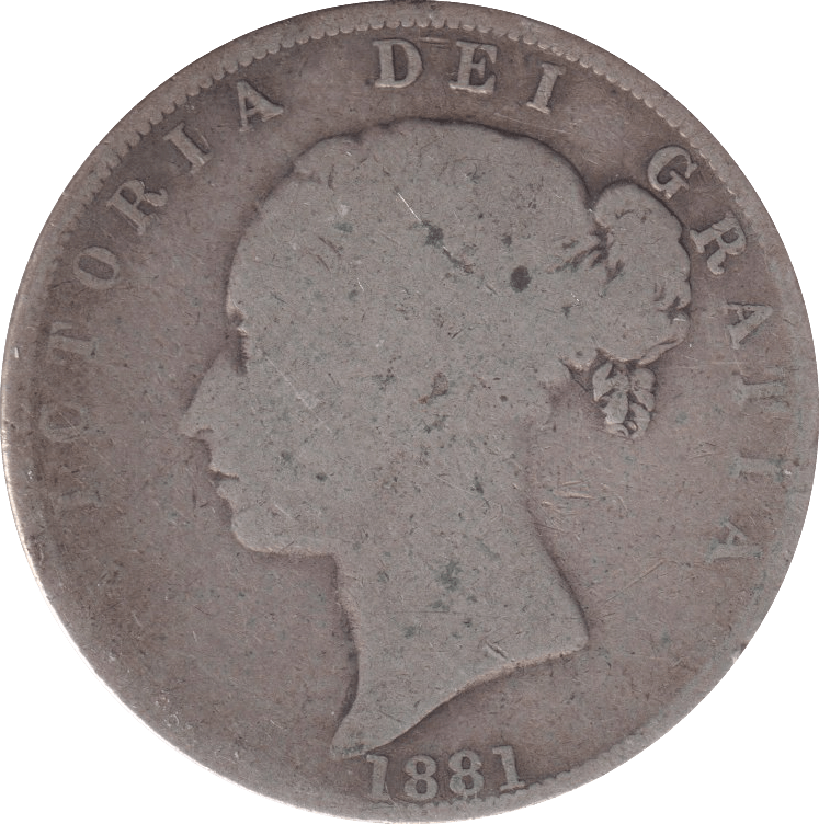 1881 HALFCROWN ( NF ) - halfcrown - Cambridgeshire Coins