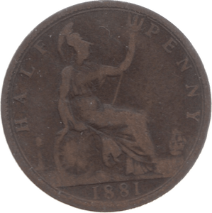 1881 HALFPENNY ( FAIR ) - Halfpenny - Cambridgeshire Coins