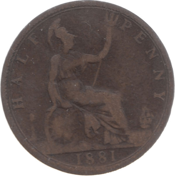 1881 HALFPENNY ( FAIR ) - Halfpenny - Cambridgeshire Coins