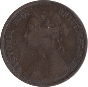 1881 HALFPENNY ( NF ) - Halfpenny - Cambridgeshire Coins