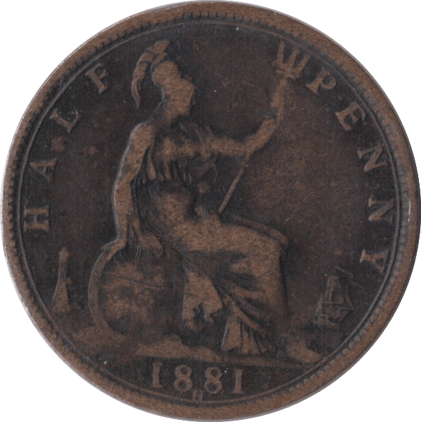 1881 HALFPENNY ( NF ) H - Halfpenny - Cambridgeshire Coins
