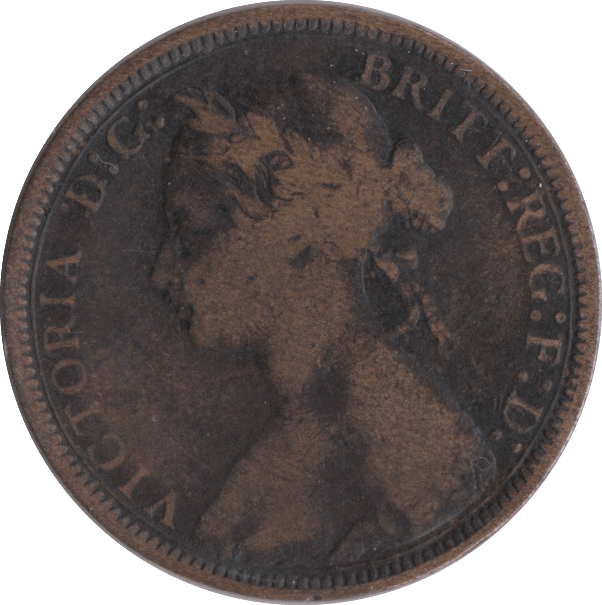 1881 HALFPENNY ( NF ) H - Halfpenny - Cambridgeshire Coins