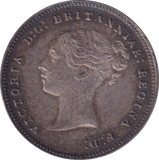 1881 MAUNDY FOURPENCE ( AUNC ) - Maundy Coins - Cambridgeshire Coins