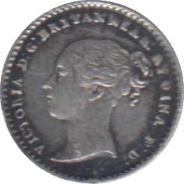 1881 MAUNDY ONEPENCE ( EF ) - Maundy Coins - Cambridgeshire Coins