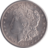 1881 MORGAN DOLLAR USA SAN FRANCISCO MINT - SILVER WORLD COINS - Cambridgeshire Coins