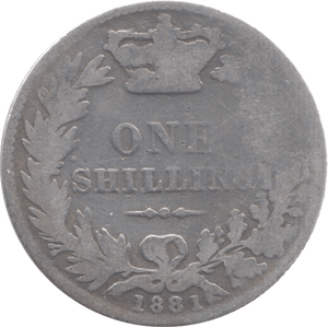 1881 SHILLING ( FAIR ) 13 - Shilling - Cambridgeshire Coins