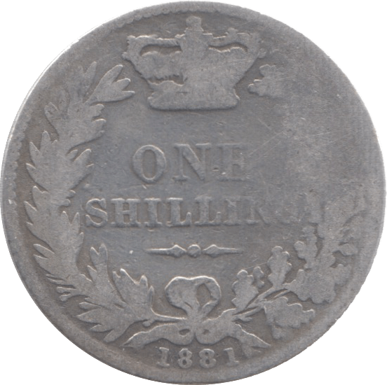 1881 SHILLING ( FAIR ) 13 - Shilling - Cambridgeshire Coins