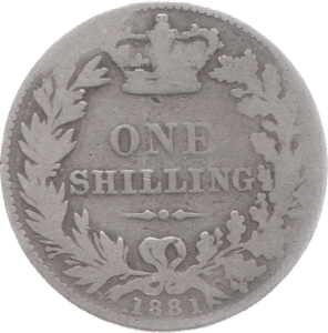 1881 SHILLING ( FAIR ) 9 - Shilling - Cambridgeshire Coins
