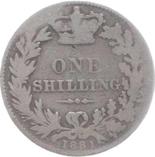 1881 SHILLING ( FAIR ) 9 - Shilling - Cambridgeshire Coins