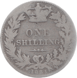 1881 SHILLING ( FAIR ) 9 - Shilling - Cambridgeshire Coins