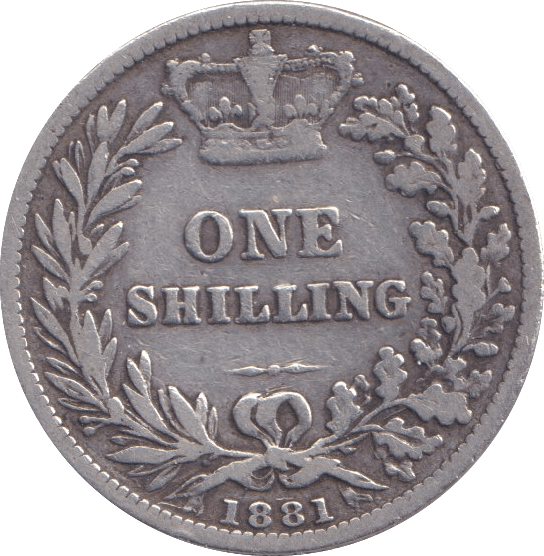 1881 SHILLING ( NF ) - Shilling - Cambridgeshire Coins