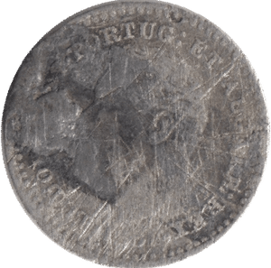 1881 SILVER 1/8TH RUPEE INDIA/PORTUGAL - SILVER WORLD COINS - Cambridgeshire Coins