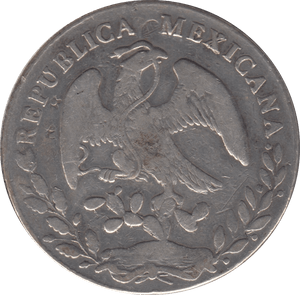 1881 SILVER MEXICO 8 ROULES - SILVER WORLD COINS - Cambridgeshire Coins