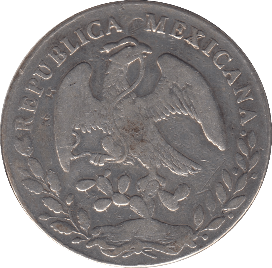 1881 SILVER MEXICO 8 ROULES - SILVER WORLD COINS - Cambridgeshire Coins