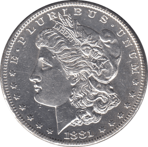 1881 SILVER MORGAN DOLLAR SAN FRANCISCO MINT - SILVER WORLD COINS - Cambridgeshire Coins