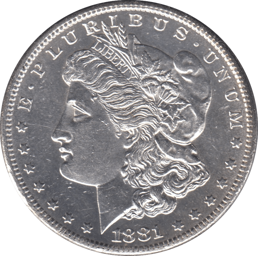 1881 SILVER MORGAN DOLLAR SAN FRANCISCO MINT - SILVER WORLD COINS - Cambridgeshire Coins