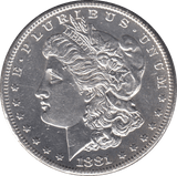 1881 SILVER MORGAN DOLLAR SAN FRANCISCO MINT - SILVER WORLD COINS - Cambridgeshire Coins