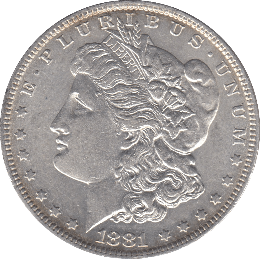 1881 SILVER MORGAN DOLLAR USA NEW ORLEANS MINT 4A - SILVER WORLD COINS - Cambridgeshire Coins