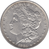 1881 SILVER MORGAN DOLLAR USA NEW ORLEANS MINT 4A - SILVER WORLD COINS - Cambridgeshire Coins