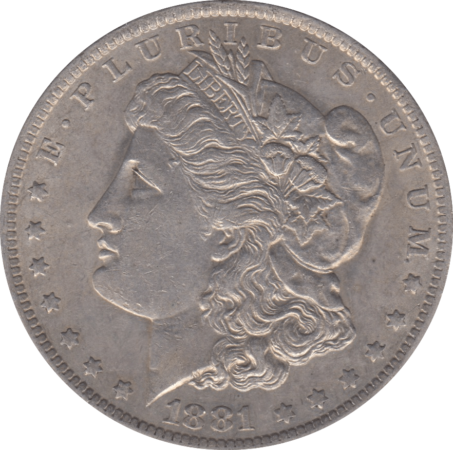 1881 SILVER MORGAN DOLLAR USA NEW ORLEANS MINT 4 - SILVER WORLD COINS - Cambridgeshire Coins