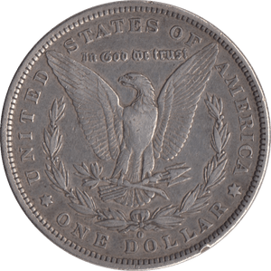 1881 SILVER MORGAN DOLLAR USA NEW ORLEANS MINT - SILVER WORLD COINS - Cambridgeshire Coins